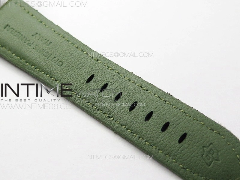 PAM606 Q "Hong Kong" HWF Black Dial on Green Nylon Strap P.3000 Super Clone